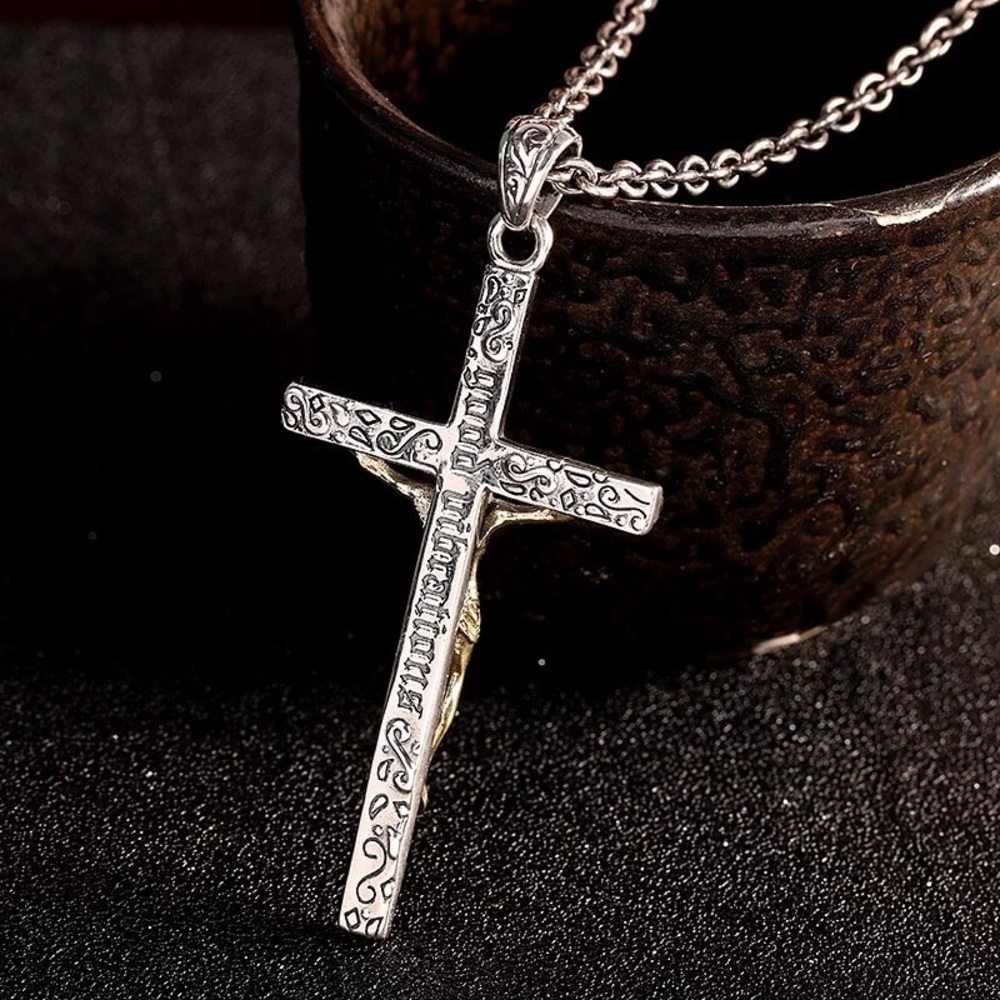 Sterling Silver Cross Pendant - Picture 4 of 4